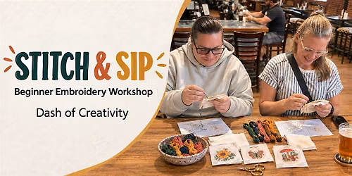 Stitch & Sip: Beginner Embroidery at Stark Brewing Company