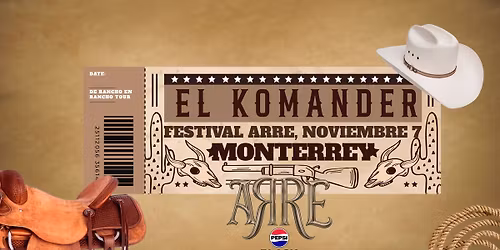 El Komander en el Festival Arre, MTY