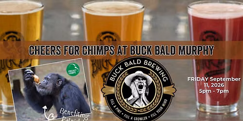 Cheers for Chimps at Buck Bald Brewing.