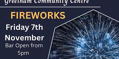 Greetham Fireworks - Free!