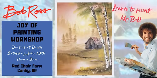 Daisies at Dawn  - Bob Ross Joy of Painting Workshop