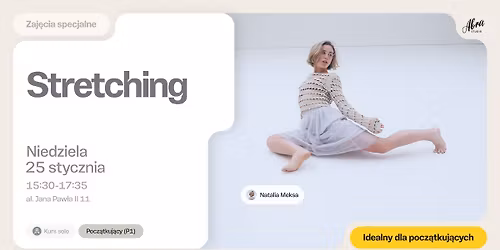 Stretching z Natali\u0105 Meks\u0105 dla pocz\u0105tkuj\u0105cych (P1)