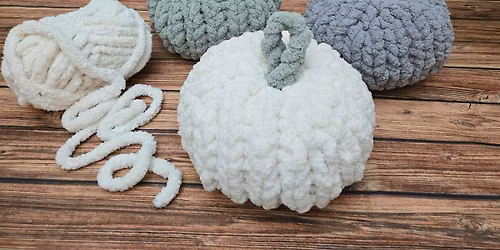 Hand Knitted Pumpkins