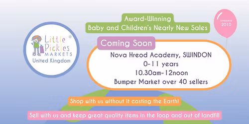 Baby, Toddler & Children's Nearly New Sale - Swindon - May