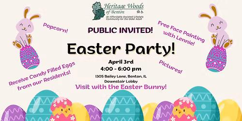 Public Easter Party at Heritage Woods of Benton