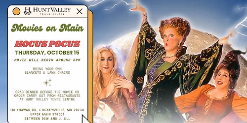 Movies on Main - Hocus Pocus