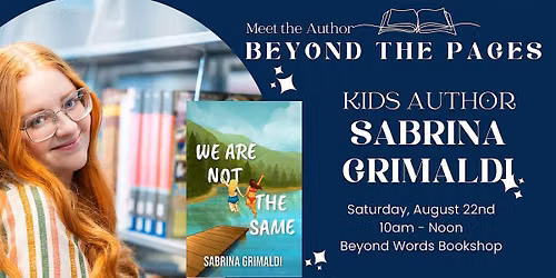 Meet Sabrina Grimaldi - Meet the Author Beyond the Pages