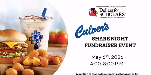 Culver's Share Night at Cottage Grove Location