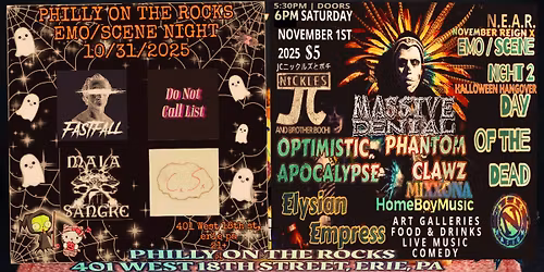 NRX: HALLOWEEN HANGOVER - DAY OF THE DEAD @ PHILLY ON THE ROCKS