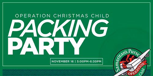Operation Christmas Child Packing Party