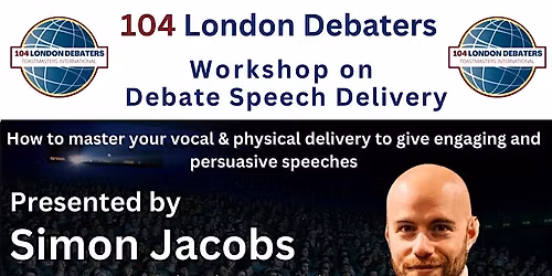 Workshop: In Person Workshop On Debate Speech Delivery