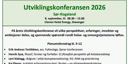 Utviklingskonferansen 2026