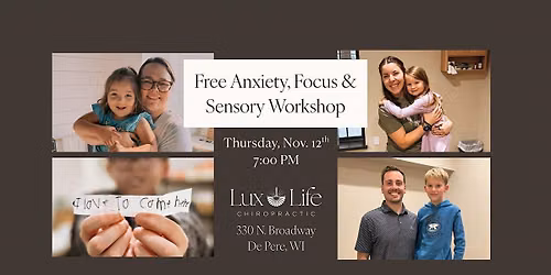 Free Anxiety, Focus + Sensory Workshop for Parents
