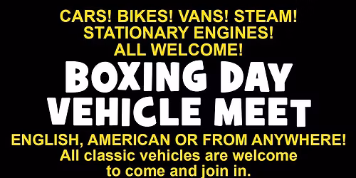 Bird in Hand Boxing Day Vehicle Meet with Classic Car Cornwall