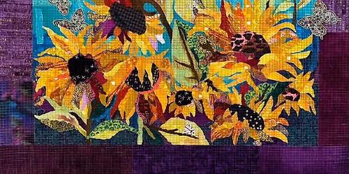 June Meeting: "Laura Heine Collage Quilts, Here History and Process" with Debra Reeves