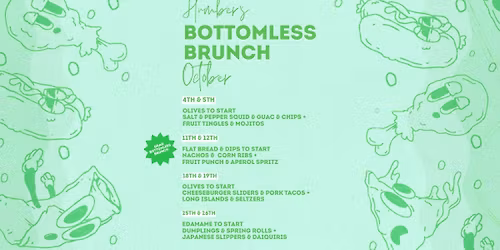BOTTOMLESS BRUNCH: DUMPLINGS & SPRING ROLLS + JAPANESE SLIPPERS & DAIQUIRIS