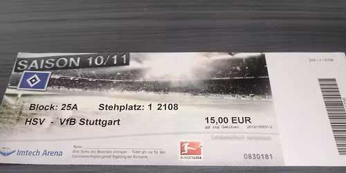 Hamburger SV vs VfB Stuttgart Tickets