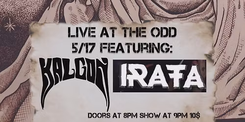 Holy Roller, Irata and Kalgon live at The Odd