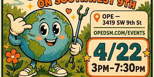 Earth Day Cleanup on SW 9th \ud83c\udf0e