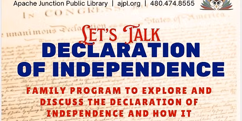 Let\u2019s Talk: Declaration of Independence