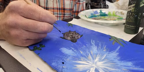 Watercolor Class at the Serving Area Military Resource Center