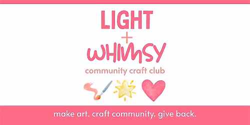 Light + Whimsy Community Craft Club: Painted Shell Mermaid Canvases