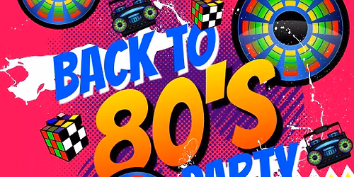 Save the Date: Back to the 80's retro party