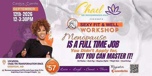 Why Menopause Is a Full-Time Job ....You Didn't Apply For