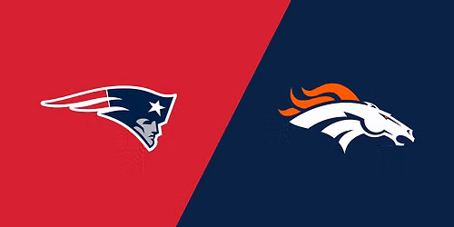 Denver Broncos at New England Patriots at Gillette Stadium