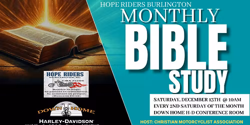 HOPE RIDERS MONTHLY BIBLE STUDY - DECEMBER