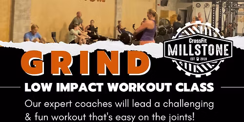 GRIND Low Impact Workout Class