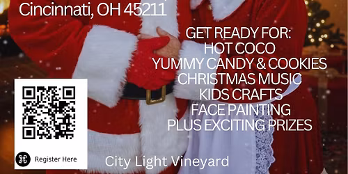 Free Photos with Santa and Mrs. Claus!!