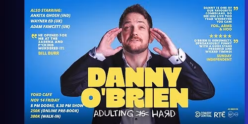 DANNY O'BRIEN - ADULTING HARD