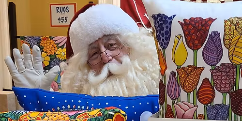 Downtown Holland Strolling Santa