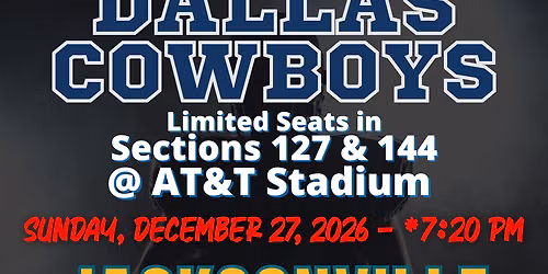 Jacksonville Jaguars at Dallas Cowboys at AT&T Stadium