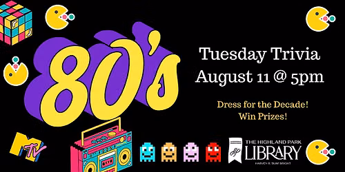 Tuesday Trivia: The 80's!