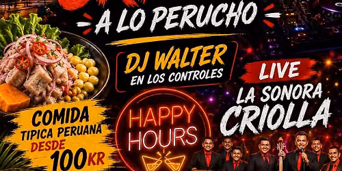 TACO CLUB PRESENTA \u2014 NOCHE CRIOLLA A LO PERUCHO sabado 27 junio