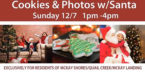 Cookie's w\/Santa For McKay!