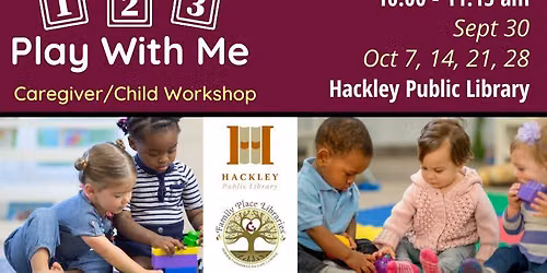 1, 2, 3, Play with Me - Caregiver\/Child Workshop