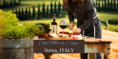 Italian Cooking Class and Dining Event with Chef Marta