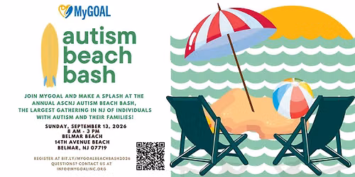 MyGOAL Goes to the Autism Beach Bash!