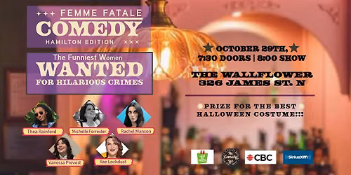 Femme Fatale Comedy Show - The Funniest Women in Comedy