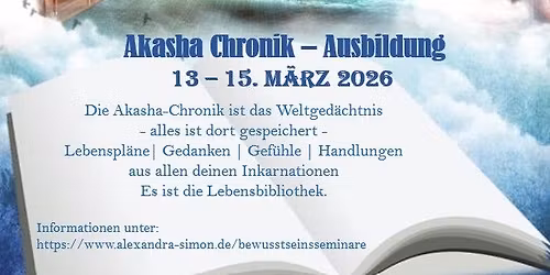 Akasha Chronik Ausbildung