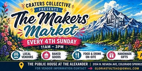 Crafters Collective -Maker's Market - EVERY 4th Sunday 