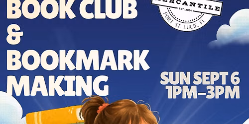 Kid\u2019s Book Club & Bookmark Making