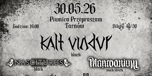 Kalt Vindur, Nasciturus, Pelgathorium - Tarn\u00f3w, 30.05.25