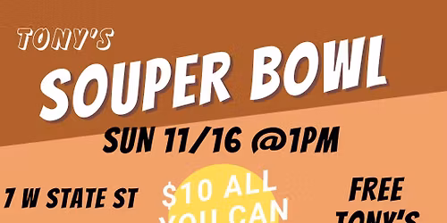 Tony's Souper Bowl