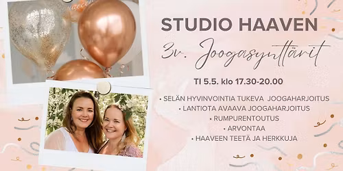 Studio Haaveen 3-v. syntt\u00e4rit!