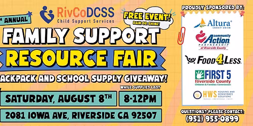 FREE Backpack and School Supplies - August 8th