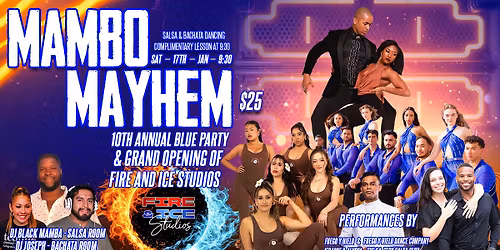 Mambo Mayhem: 10th Annual Blue Party
